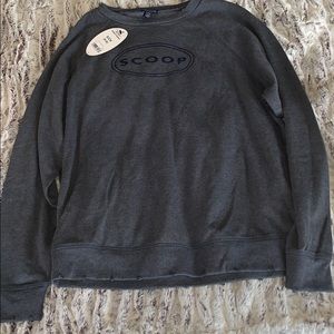 Scoop crew neck shirt..never worn..with tags